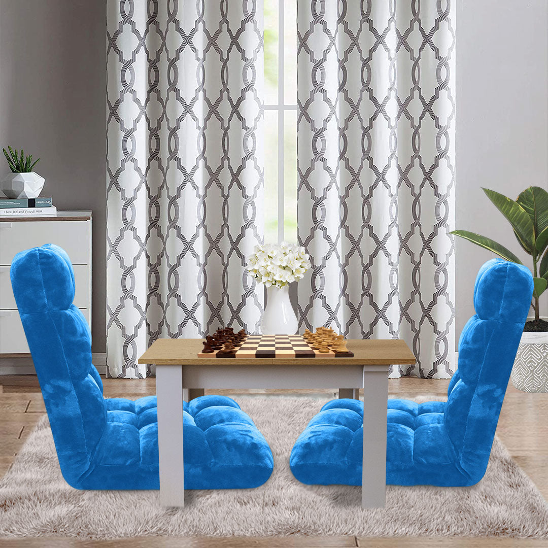 Recliner Lounge Sofa Cushion Blue