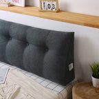 150cm Dark Grey Wedge Bed Cushion