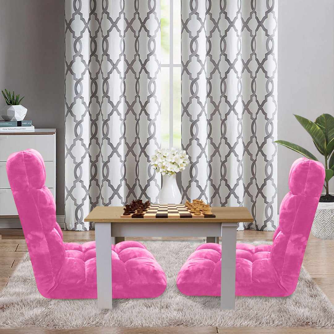 Recliner Lounge Sofa Cushion Light Pink