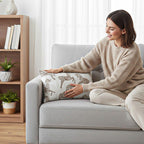 SOGA 35cm White Decorative Horse Pattern Cushion Throw Pillow