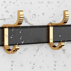 41cm Wall Mounted Towel Rack with Durable Hooks