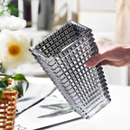 SOGA 28cm Modern Gray Ceramic Glass Vase Home Decor