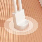 White Portable Bed Table With Cup-Holder