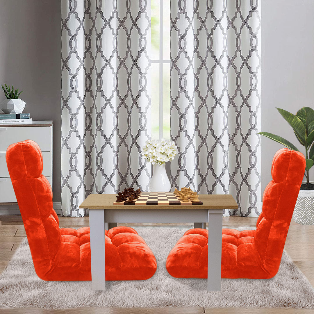 Recliner Lounge Sofa Cushion Orange