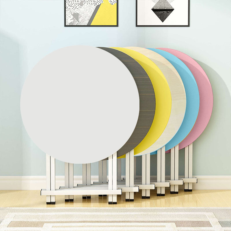 White Round Dining Table