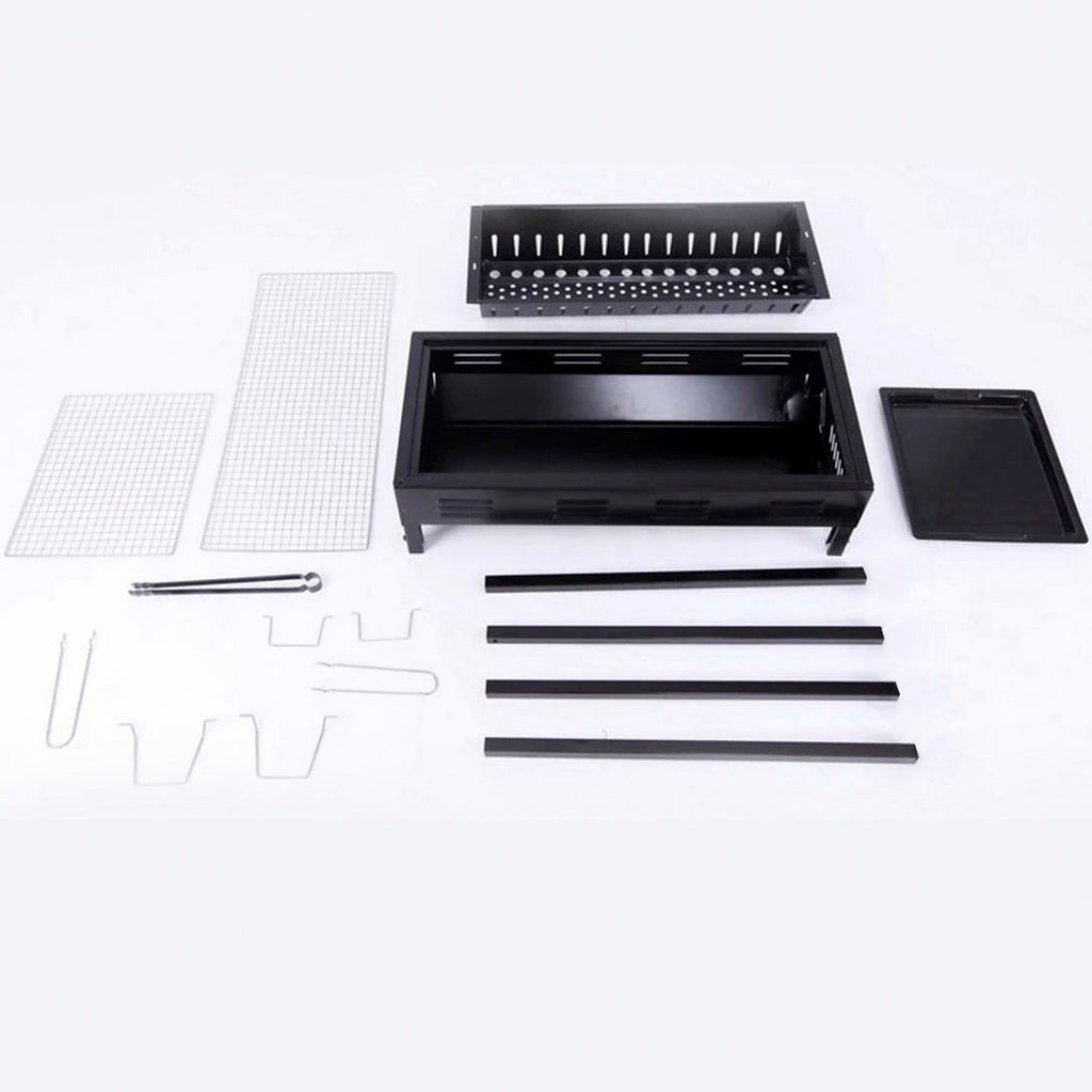 66cm Portable Folding Thick Box-Type Charcoal Grill