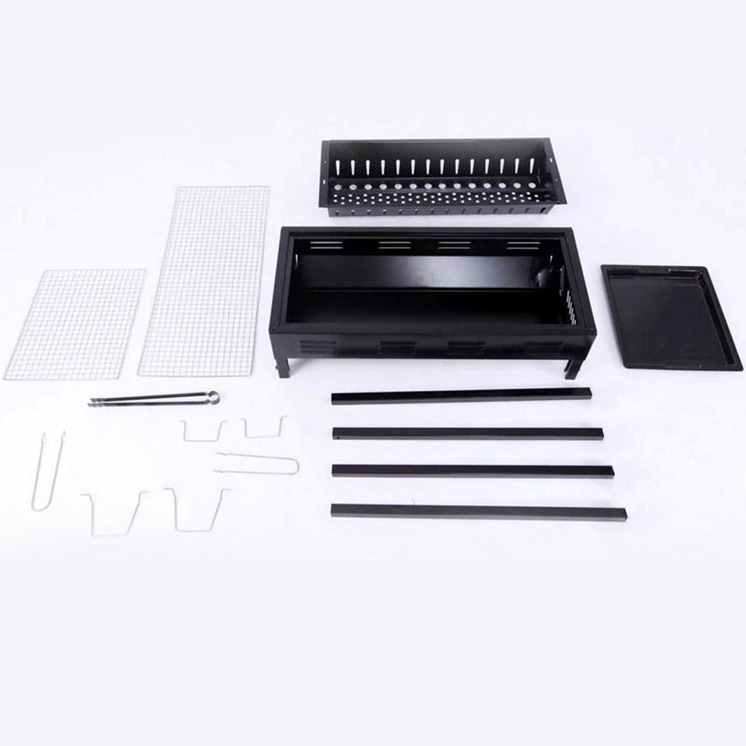 66cm Portable Folding Thick Box-Type Charcoal Grill