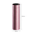 500ML Smart Thermometer Bottle Vacuum Flask  Rose Gold