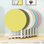 Yellow Round Dining Table