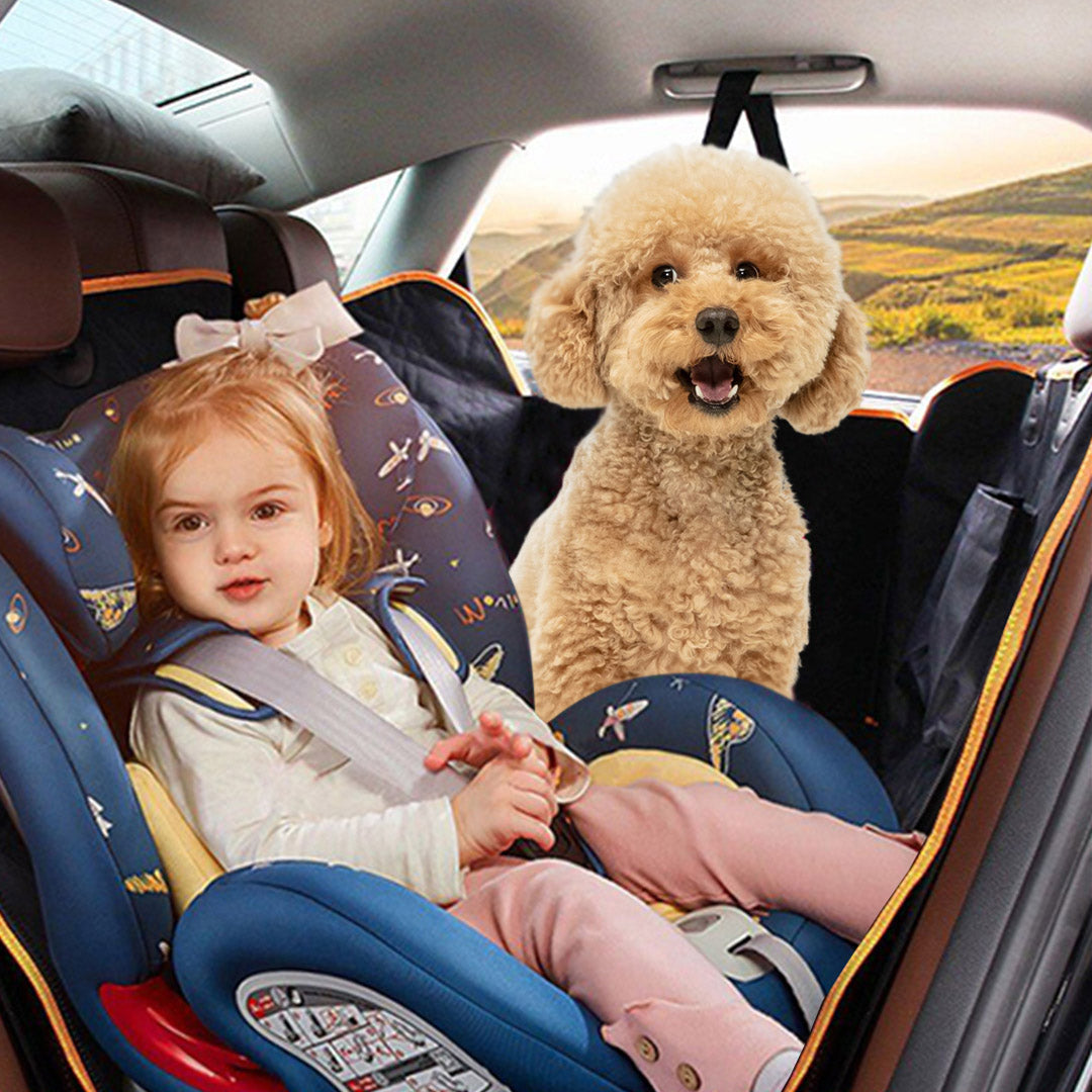 Waterproof Back Seat Pet Mat Black
