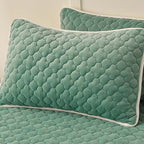 183cm Green Wide Mattress Cover Clover Design