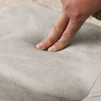 Beige Gray Kids Ottoman Stool Elephant Character Bench Seat