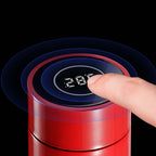 500ML Smart Thermometer Bottle Vacuum Flask  Red