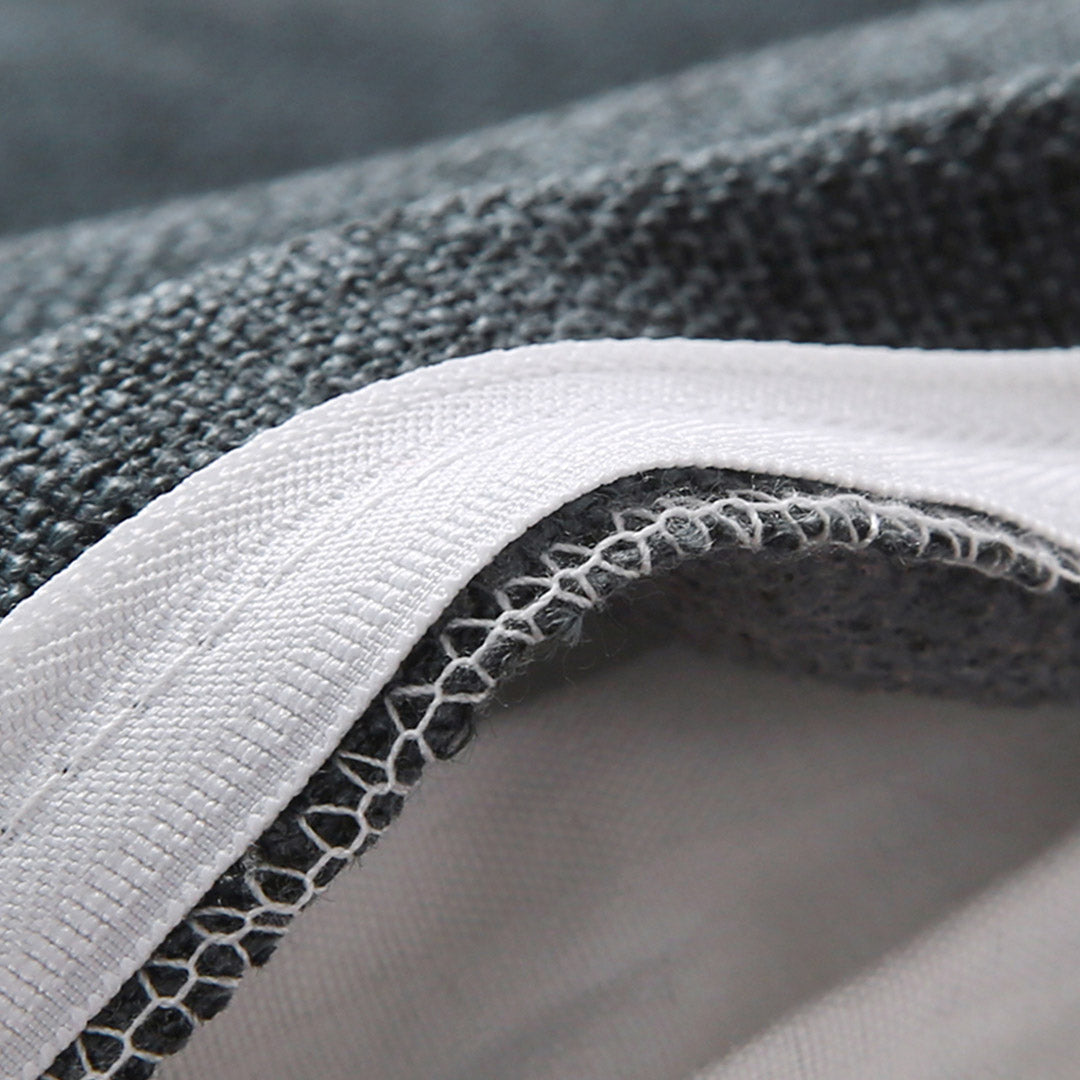 180cm Dark Grey Wedge Bed Cushion