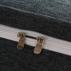 150cm Dark Grey Wedge Bed Cushion