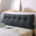 150cm Dark Grey Wedge Bed Cushion