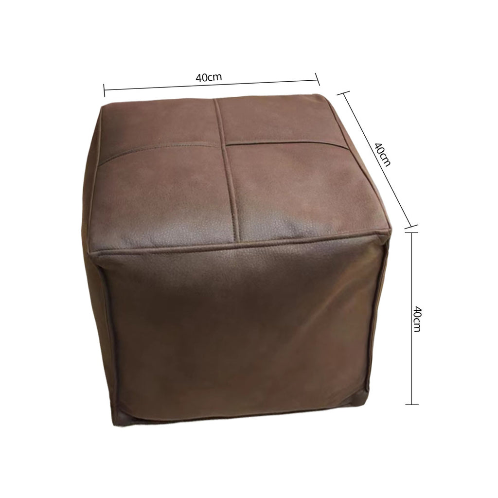 Premium Leather Pillow with Soft EPP Particle Insert