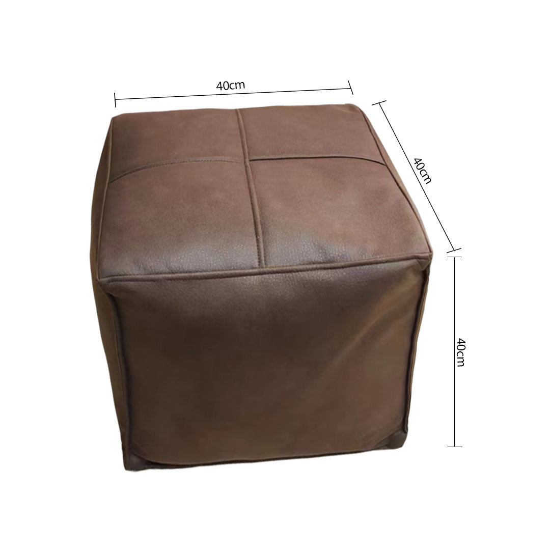 Premium Leather Pillow with Soft EPP Particle Insert