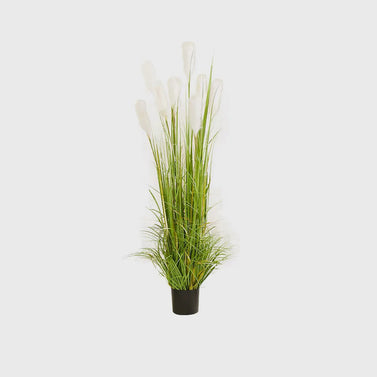 120cm Artificial Indoor Potted Reed Grass Tree