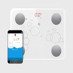 Wireless Bluetooth Digital Body Fat Scale White