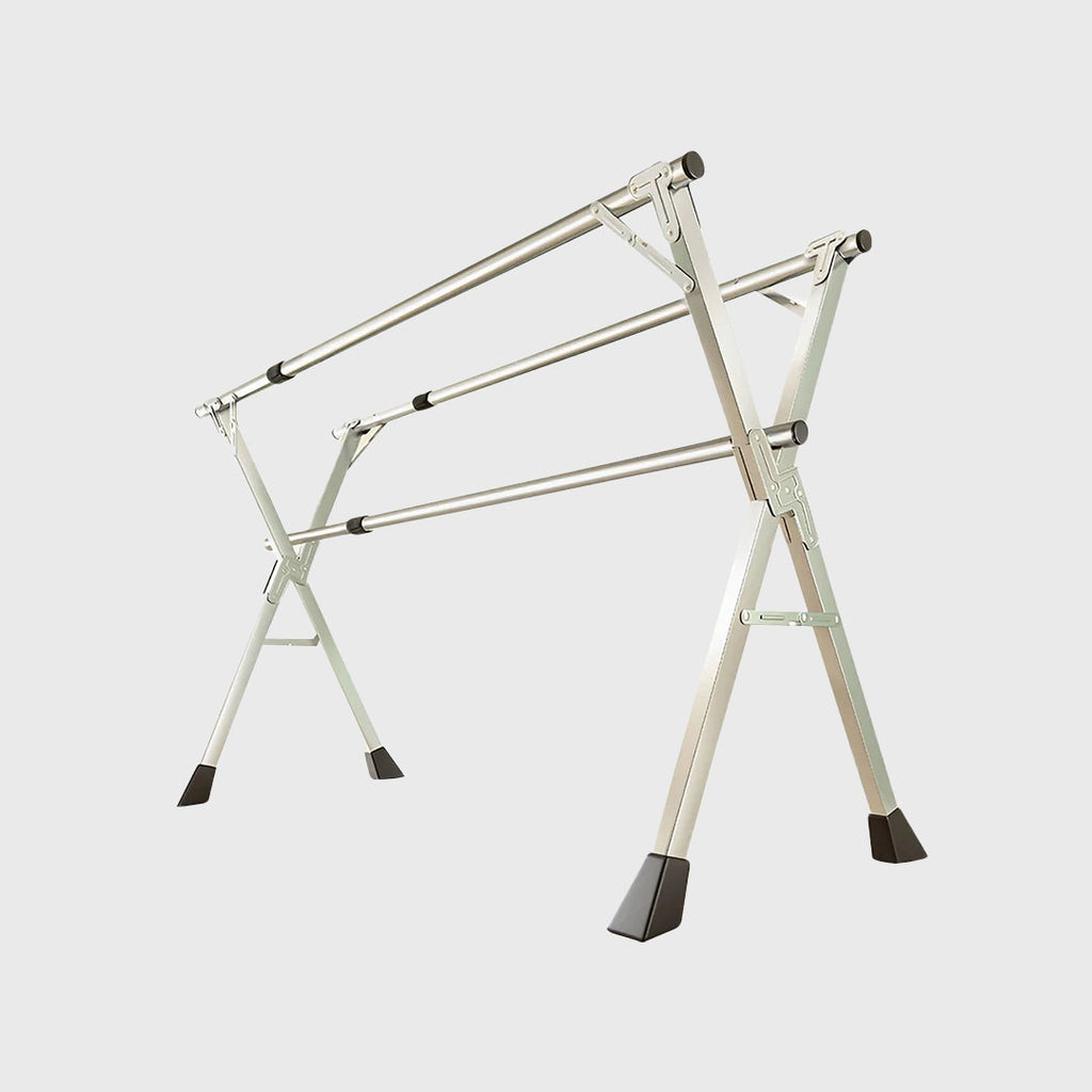 1.6m Portable Standing Clothes Drying Rack 3 Poles