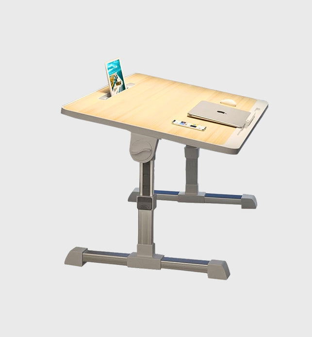 SOGA 60X40cm Wood Small Laptop Bed Portable Foldable Study Table Adjustable