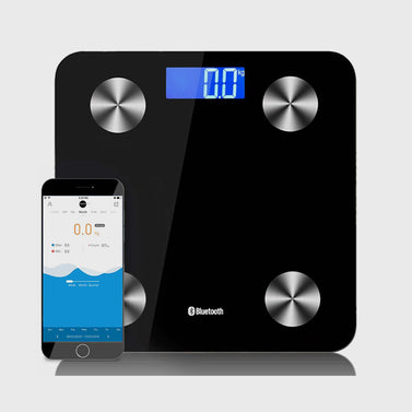 Wireless Bluetooth Digital Body Fat Scale Black