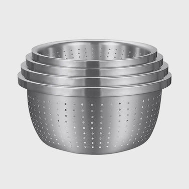 SOGA Stainless Steel Metal Basket Strainer 4PCS Set A