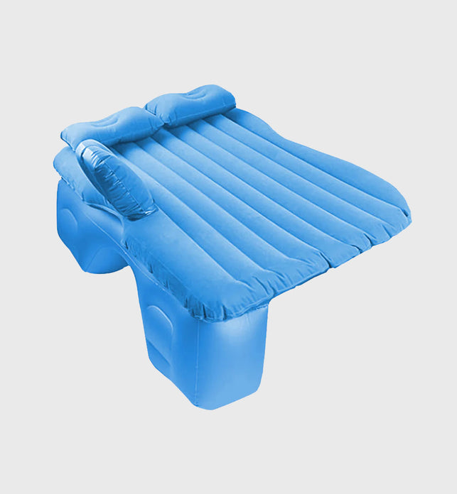 Blue Stripe Inflatable Car Mattress