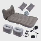 Grey Honeycomb Inflatable Car Mattress