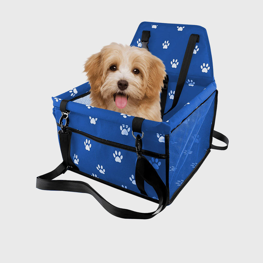 Waterproof Car Seat Pet Booster Blue