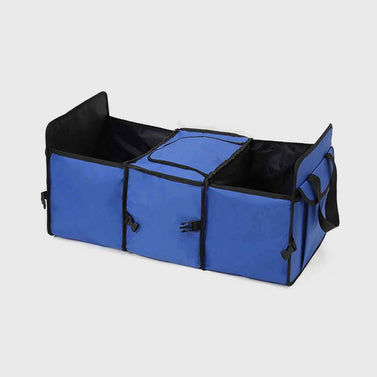 Car Portable Storage Box Multi-function Organizer Blue