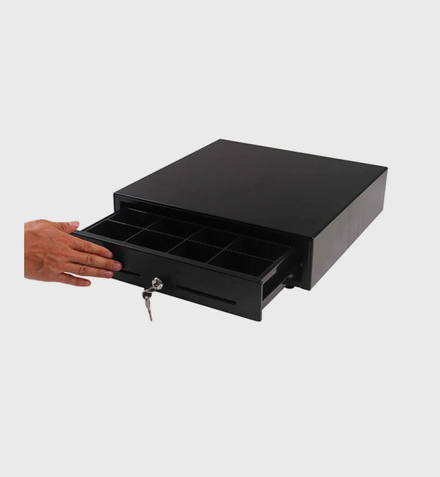 Manual Cash Drawer 4 Bills 8 Coins Tray Pos 410