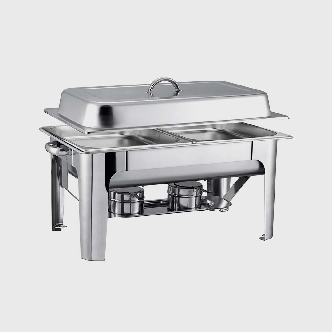 9L Stainless Steel 2 Pans Chafing Dish