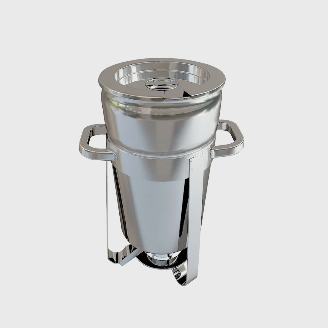 7L Round Stainless Steel Marmite Chafing Dish