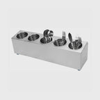 18/10 Stainless Steel Commercial Cutlery Holder with 5 Holes