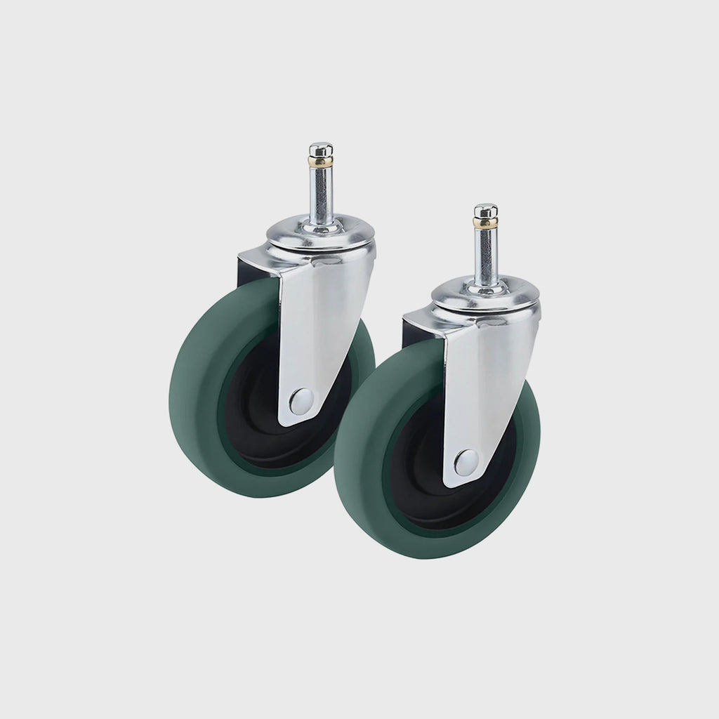 2 x 4" Polyurethane Swivel Castor Wheels