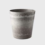 27cm Rock Grey Round Resin Planter