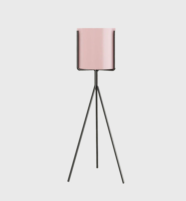 80CM Modern Tripod Pink Pot Holder Rack