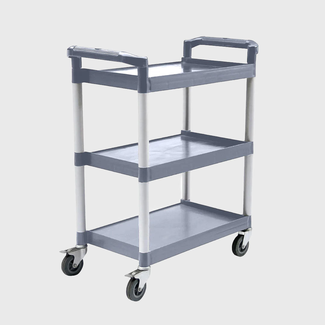 3 Tier Food Trolley 830x420x950mm Gray