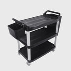 3 Tier Utility Cart w/ Two Bins Large