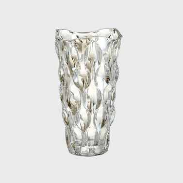 SOGA 29cm Glass Clear Vase Crystal VASE Thick Modern Home Decor