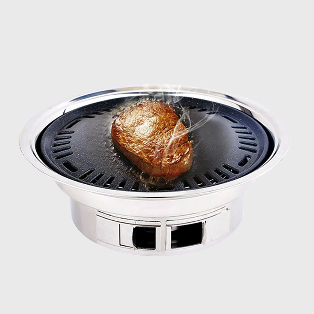 Portable Stainless Steel BBQ Grill Smokeless