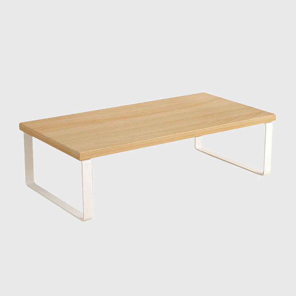 SOGA 50cm Wood Computer Monitor Elevated Stand Desktop Support Station Rack