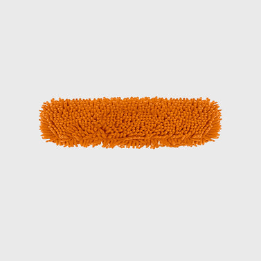 SOGA 60x12 Orange Microfiber Flat Mop Floor Cleaning Pads Rotating Dust Remover