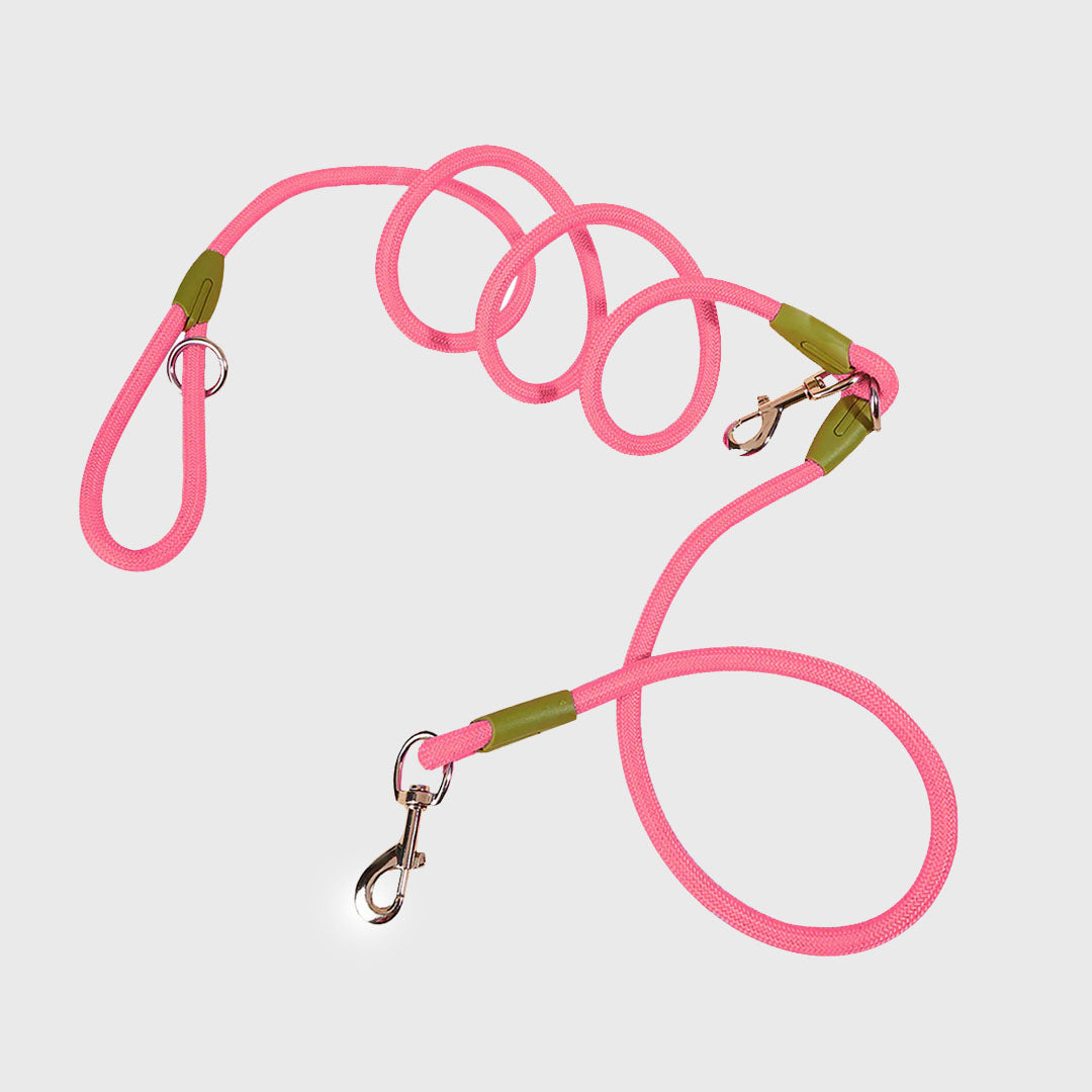 220cm Pink Multifunction Pet Leash