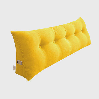 150cm Yellow Wedge Bed Cushion