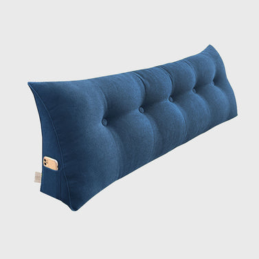 180cm Blue Wedge Bed Cushion