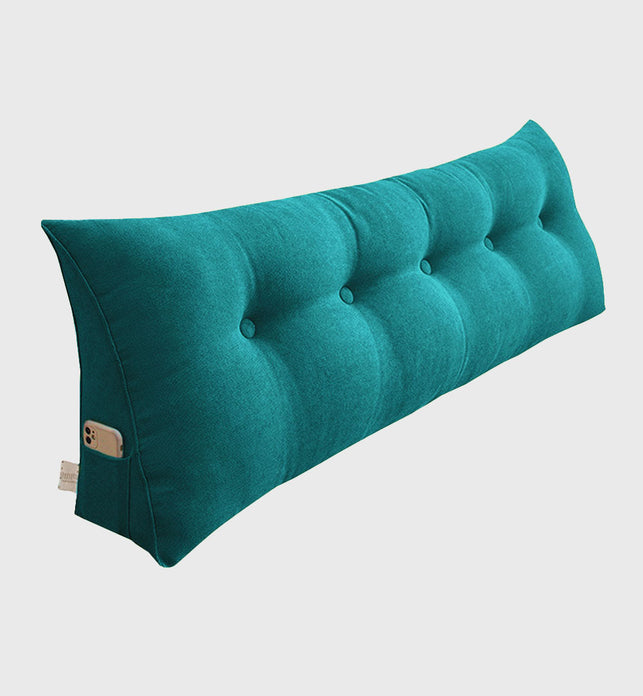 SOGA 180cm Blue Green Wedge Bed Cushion