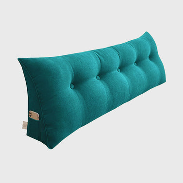 120cm Blue Green Wedge Bed Cushion